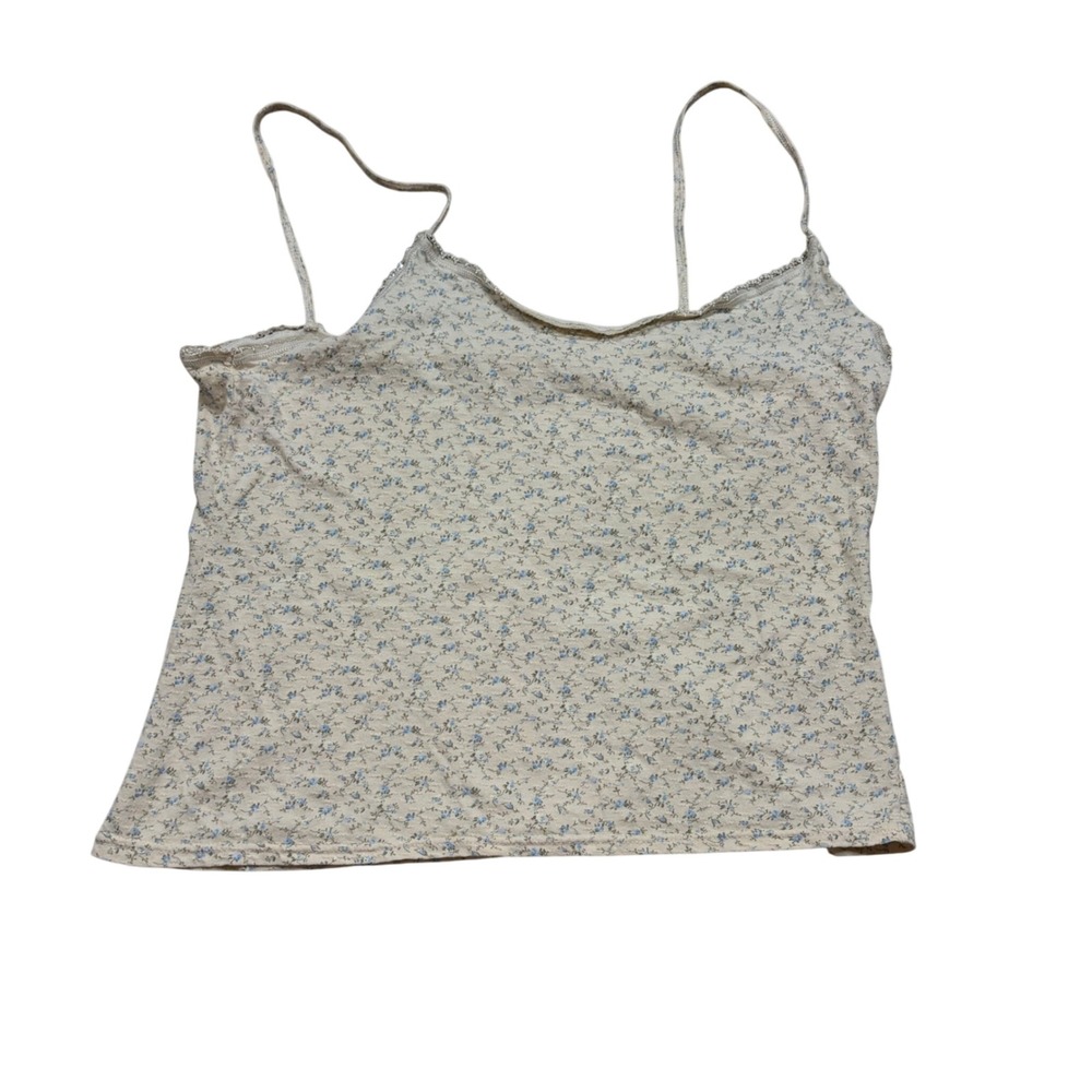GAP Cream Floral Spaghetti Strap Camisole